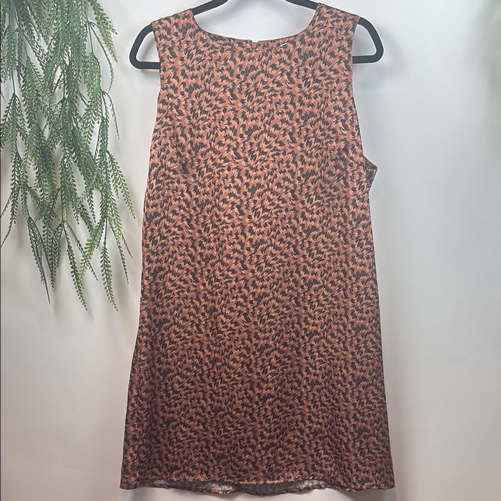 Glamorous Orange Sleeveless Sheath Mini Dress (ref T 445)
